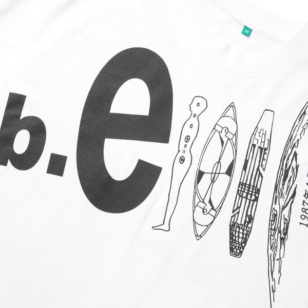 b.Eautiful UFO Tee, White