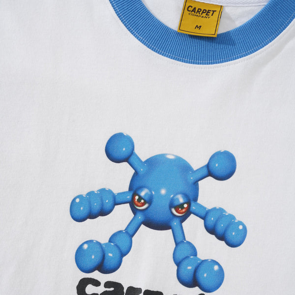 Carpet Company Bacteria Ringer Tee, White