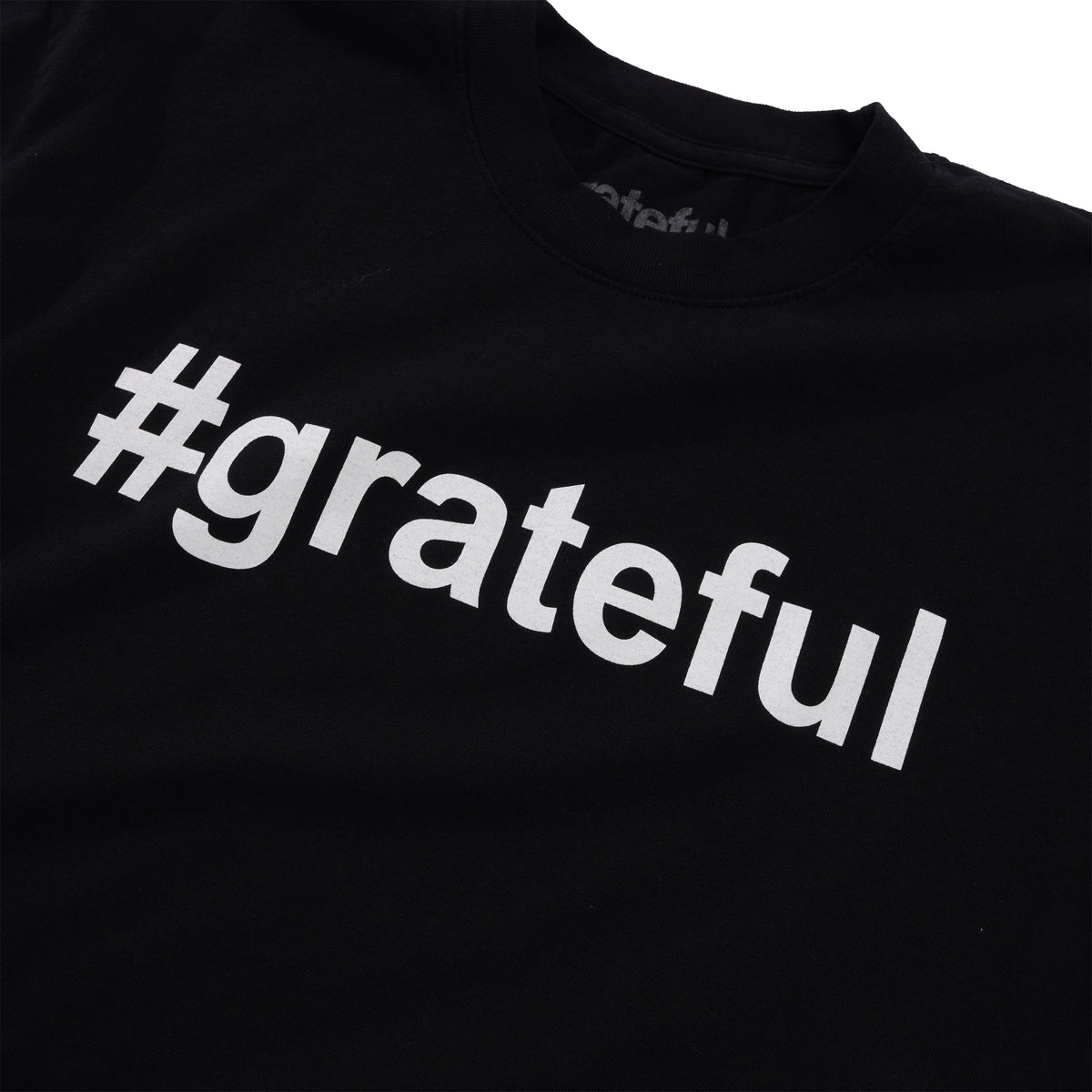 #Grateful Tee, Black