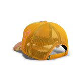 Bi Foam Trucker Hat, Mix Fabric / Tangerine