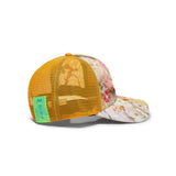 Bi Foam Trucker Hat, Mix Fabric / Tangerine