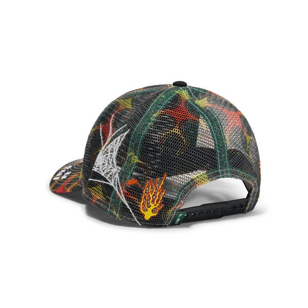 b.Eautiful Biyu Hat, Red Flame / Black