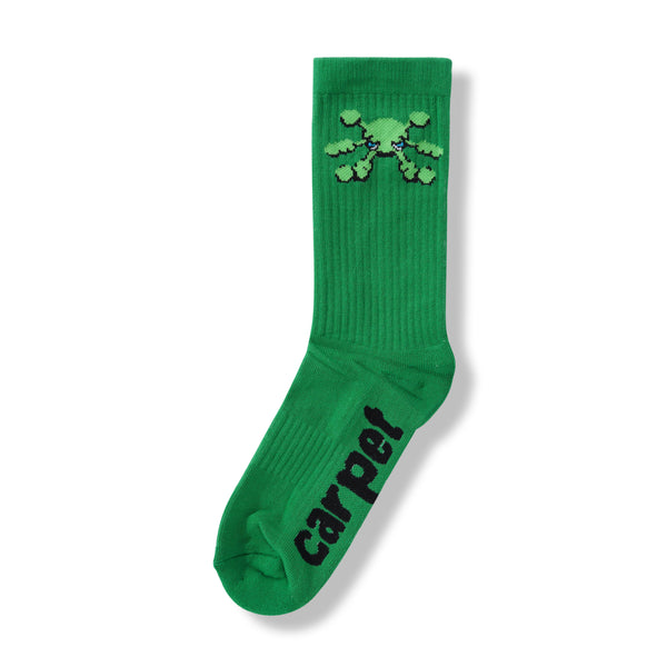Carpet Company Bacteria Socks, Green