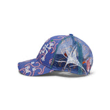 Biyu Hat, White Flame / Blue