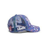 Biyu Hat, White Flame / Blue