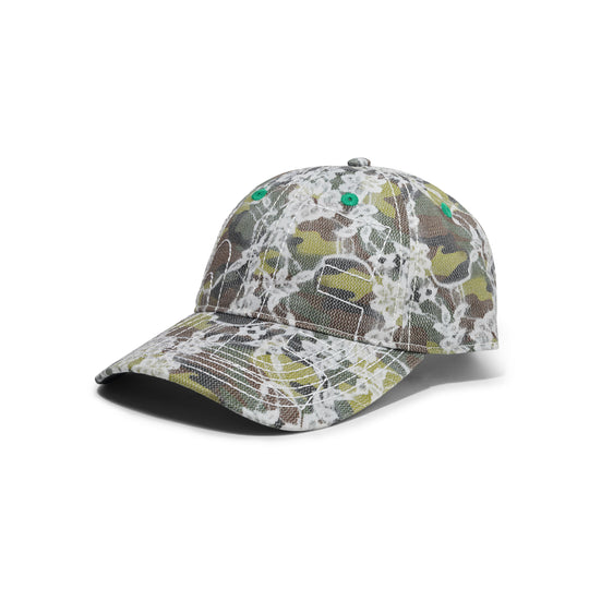Vapor 6 Panel Hat, Lace Camo / White