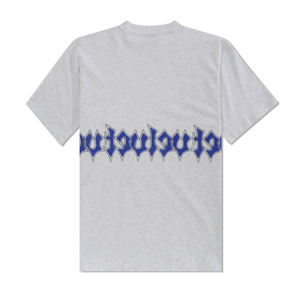 Velvet Wrapped Tee, Ash Grey