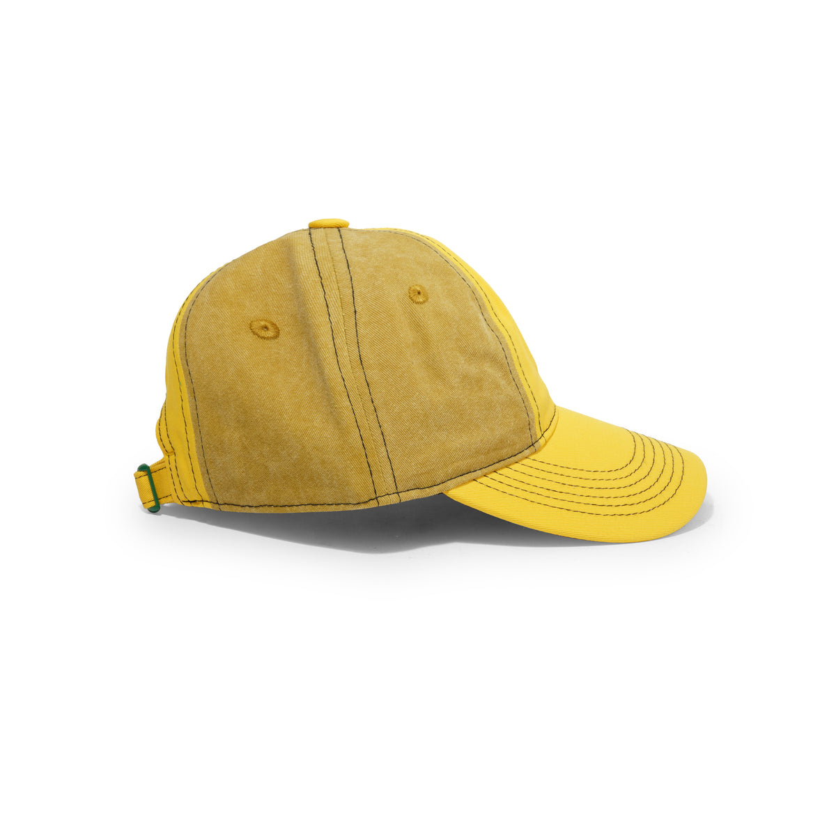 B-Turn Low Profile Hat, Washed Yellow / Yellow / Black