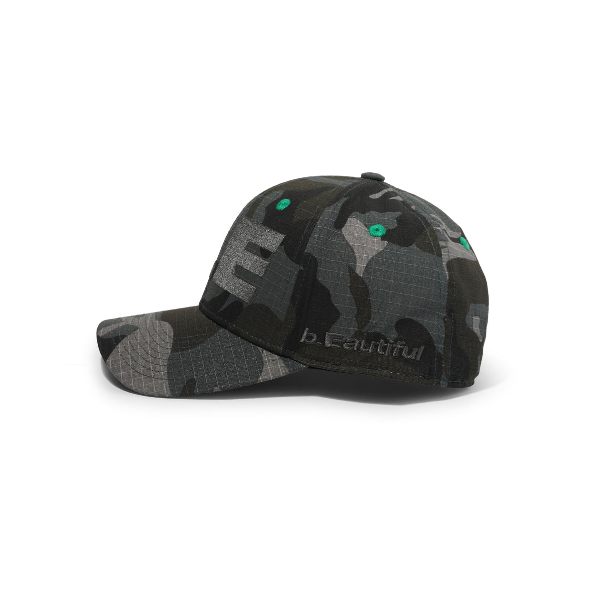 b.E Hat, Slate Camo / Slate