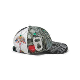 b.Eautiful x LEO GON'DO Vapor 6 Panel Hat, Mix Chain / Silver
