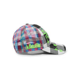 Biyu Hat, Black Buffalo Check / Pink / Blue