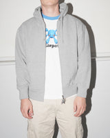 Big C-Star Double Zip Hood, Grey
