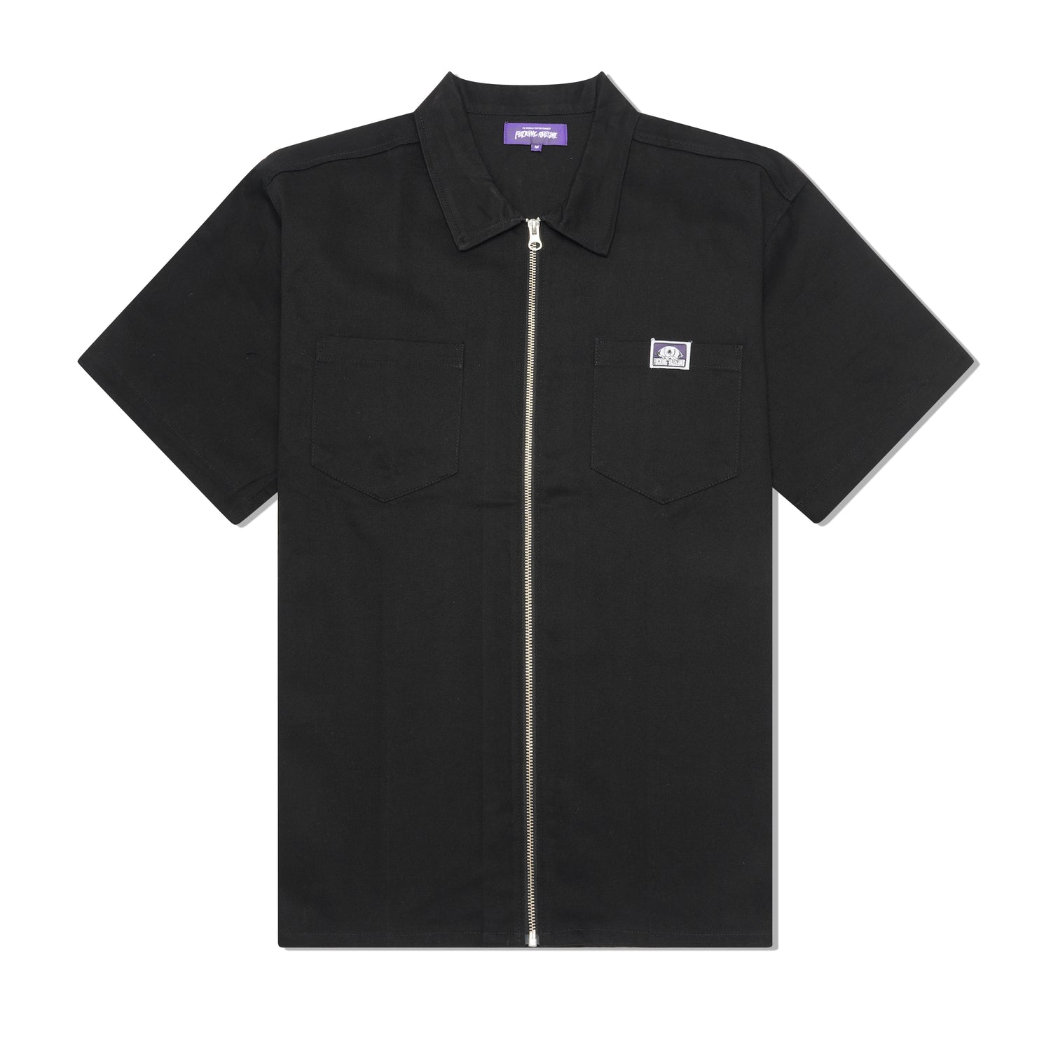 Avatar Zip Workshirt, Black