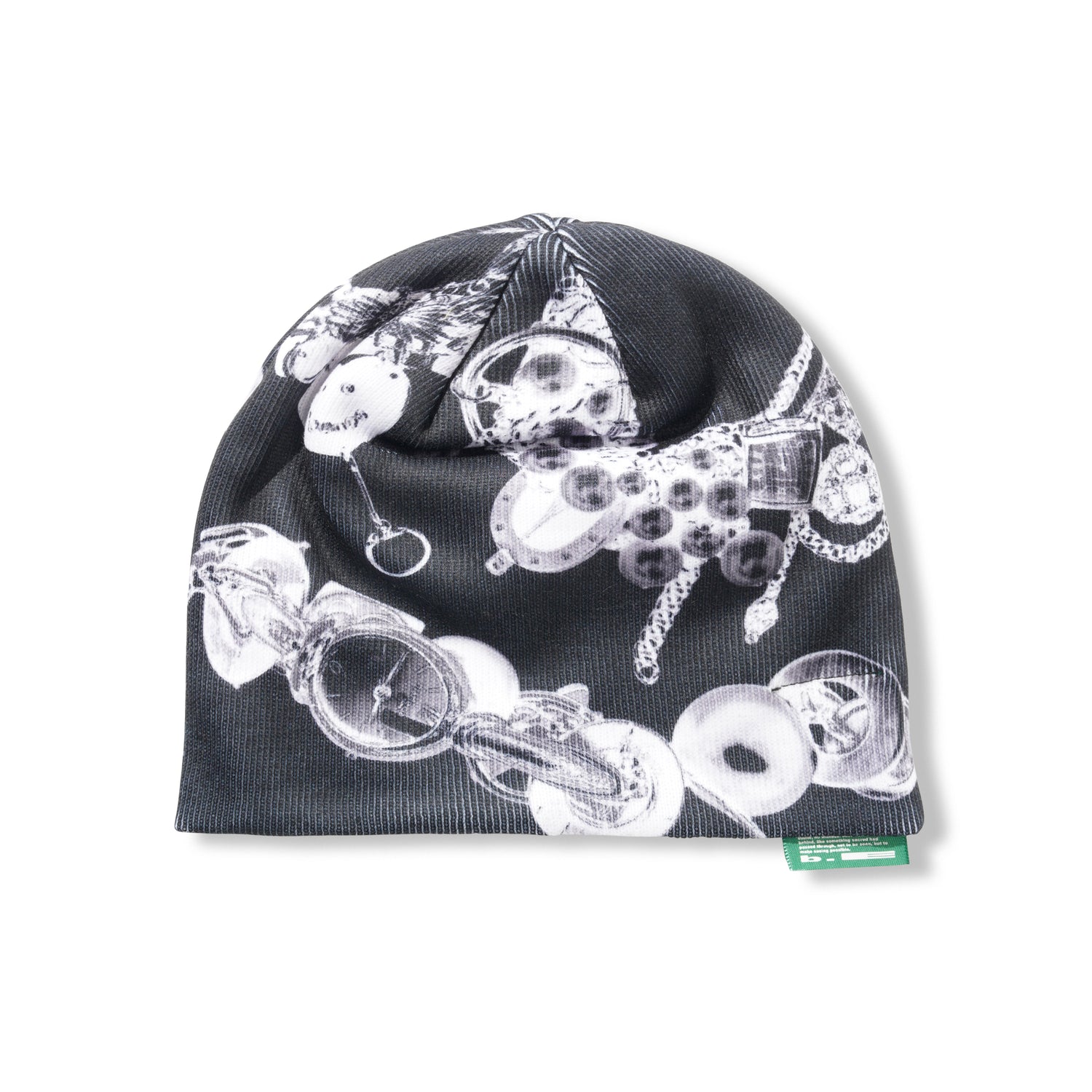b.Eautiful x LEO GON'DO Layer Beanie, Black