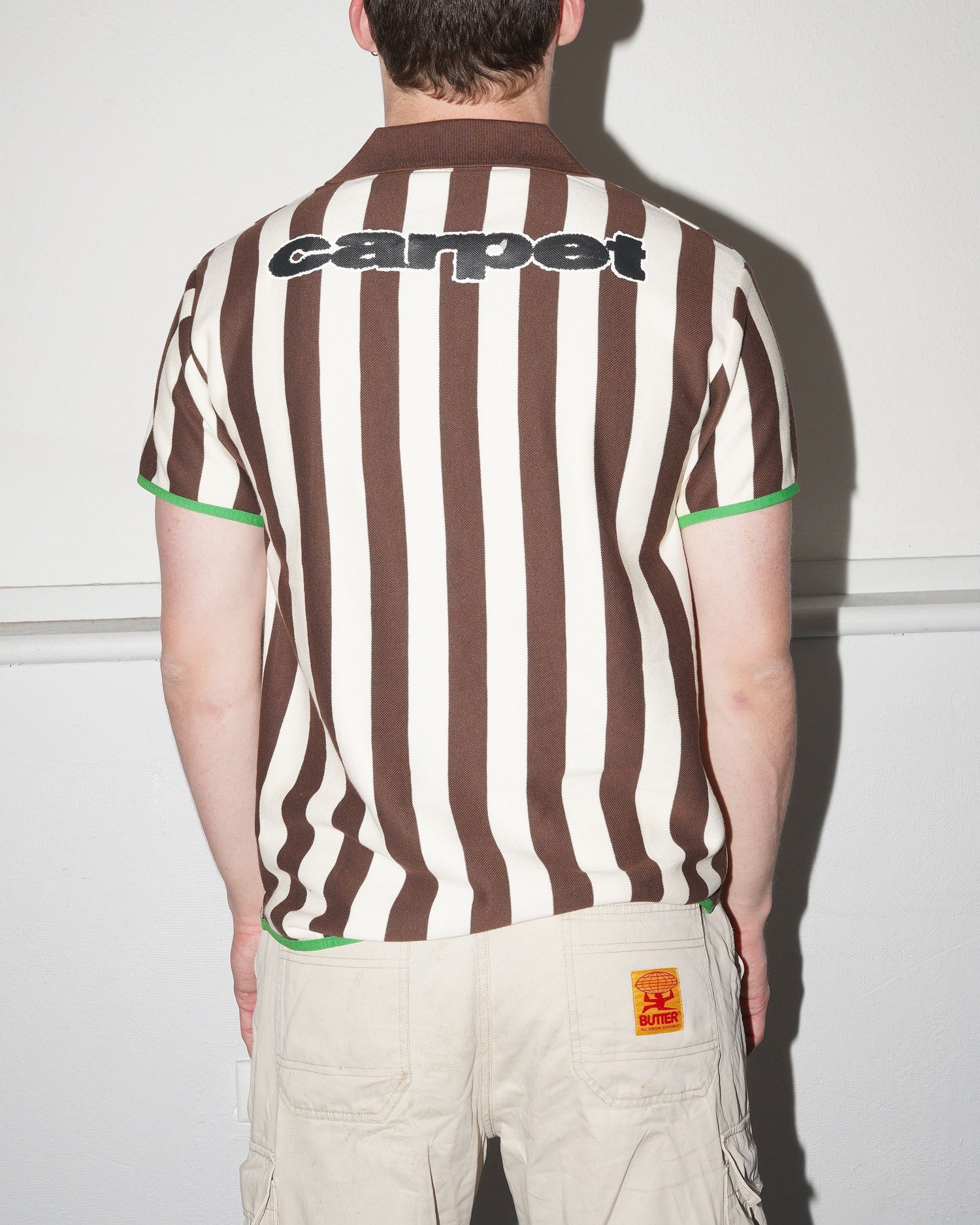 Soccer Jersey, Brown / Cream