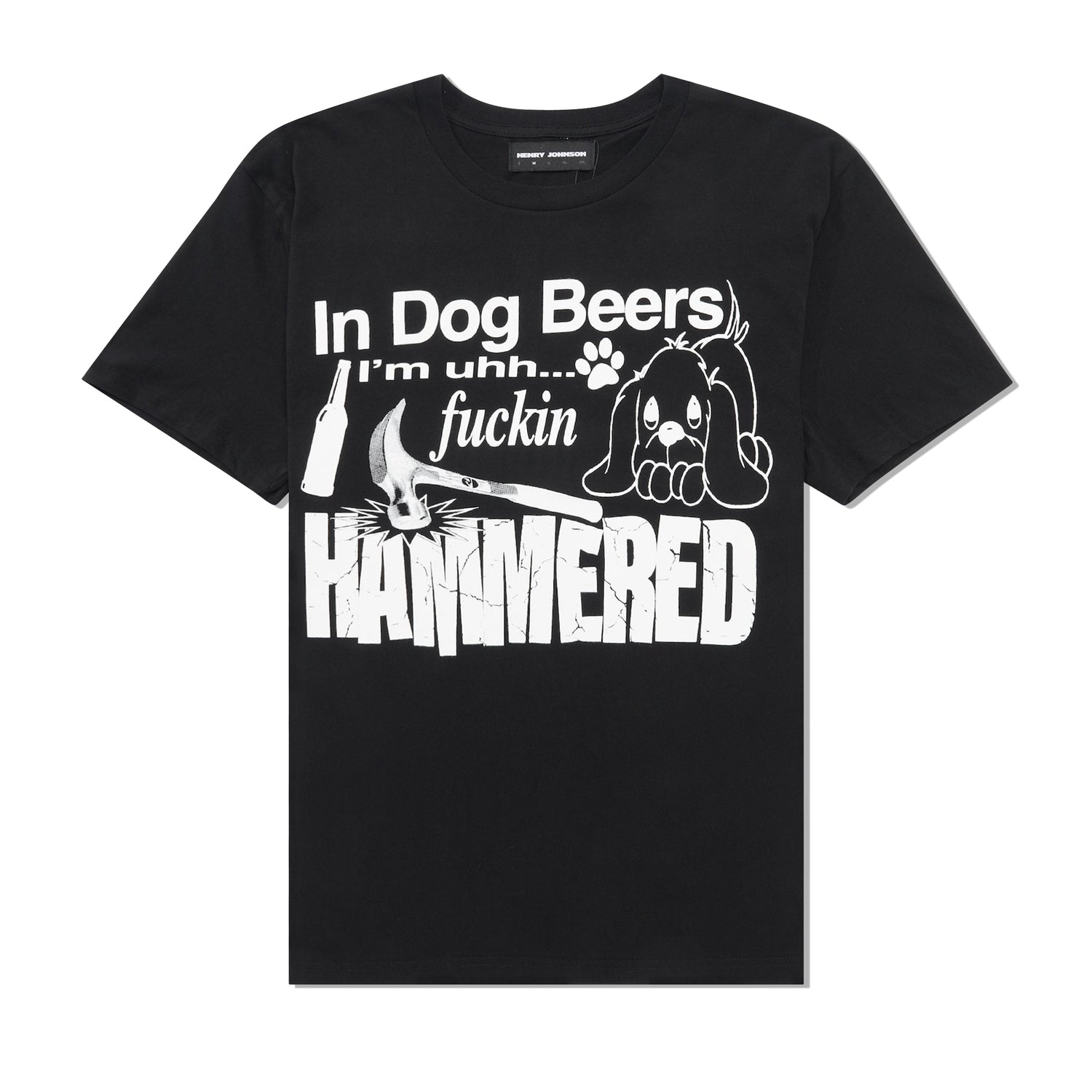 Dog Beers Tee, Black