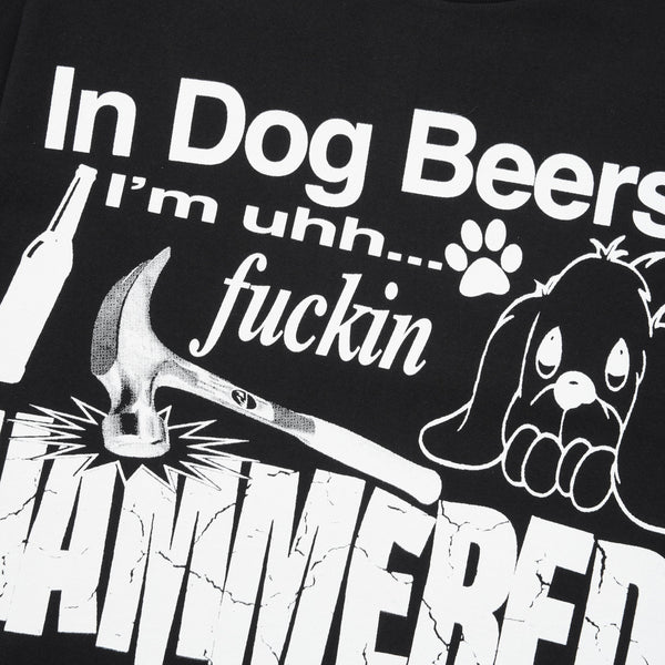Henry Johnson Dog Beers Tee, Black