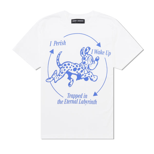 Henry Johnson Labyrinth Tee, White