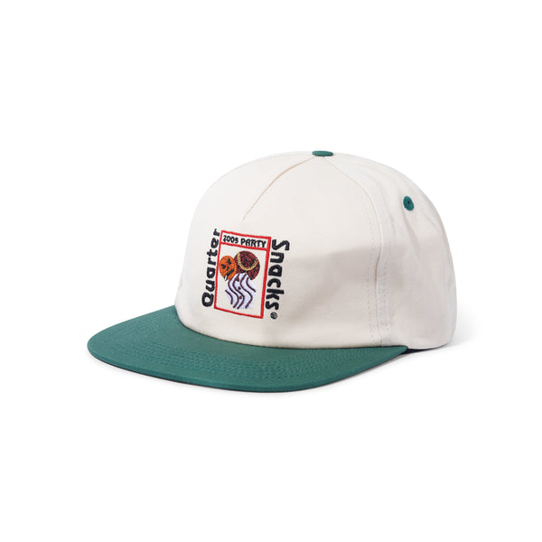 Quartersnacks Party Hat, Cream / Green