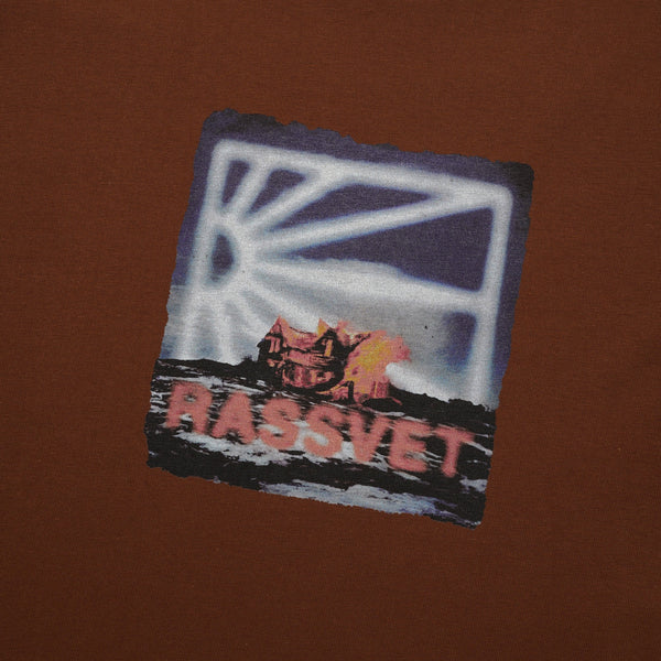 Rassvet Men On Fire Tee, Brown