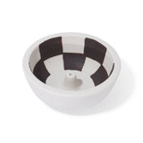 Small Incense Bowl Checker Inside