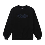Chenille Crewneck, Black