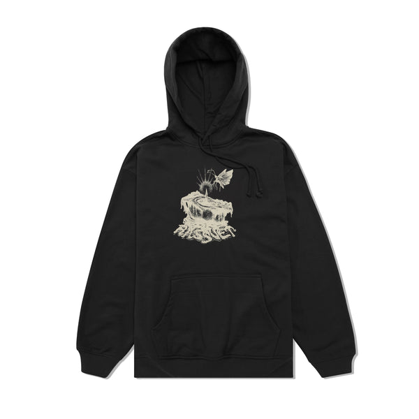 Rassvet Candle Hooded Pullover, Black