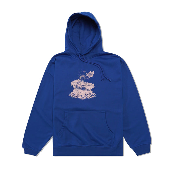Rassvet Candle Hooded Pullover, Blue