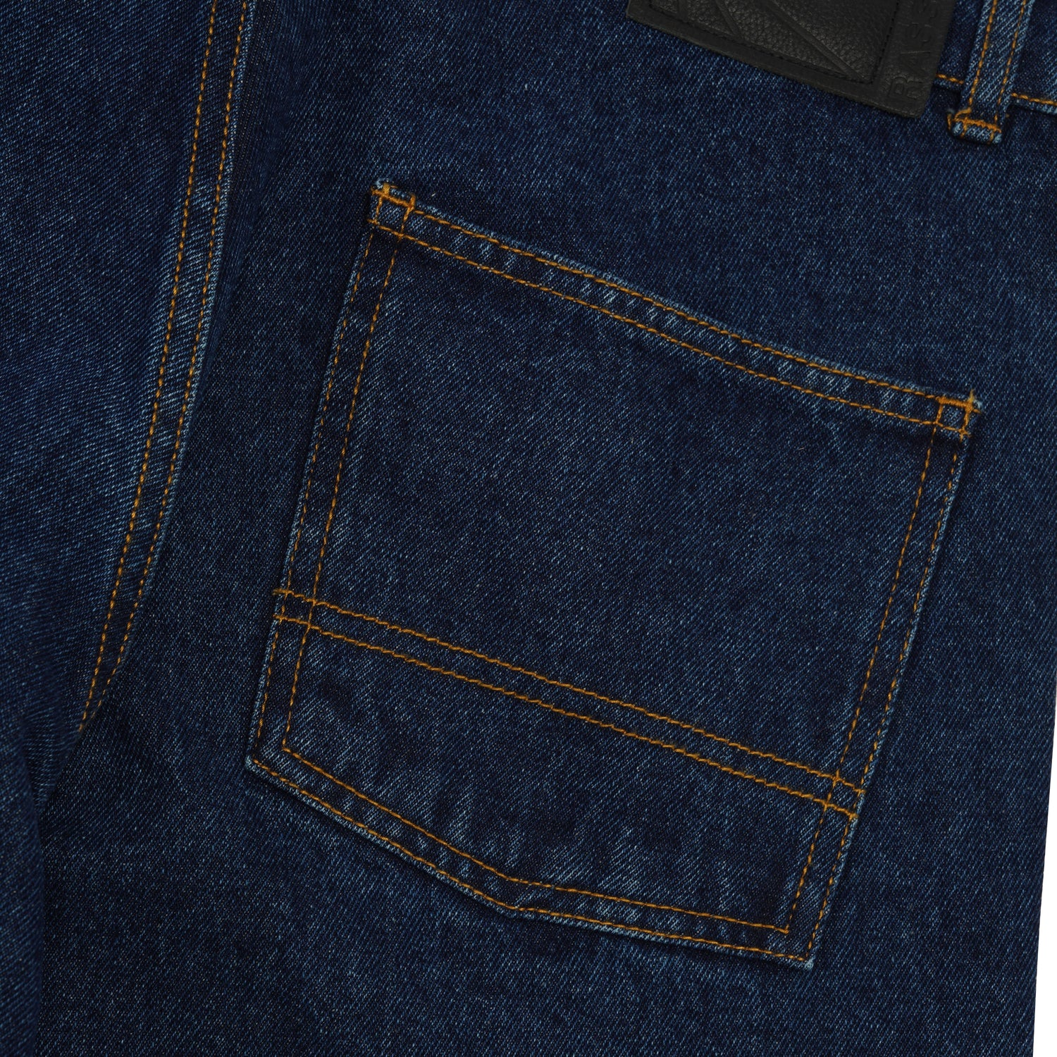 Baggy Woven Denim Pants, Blue