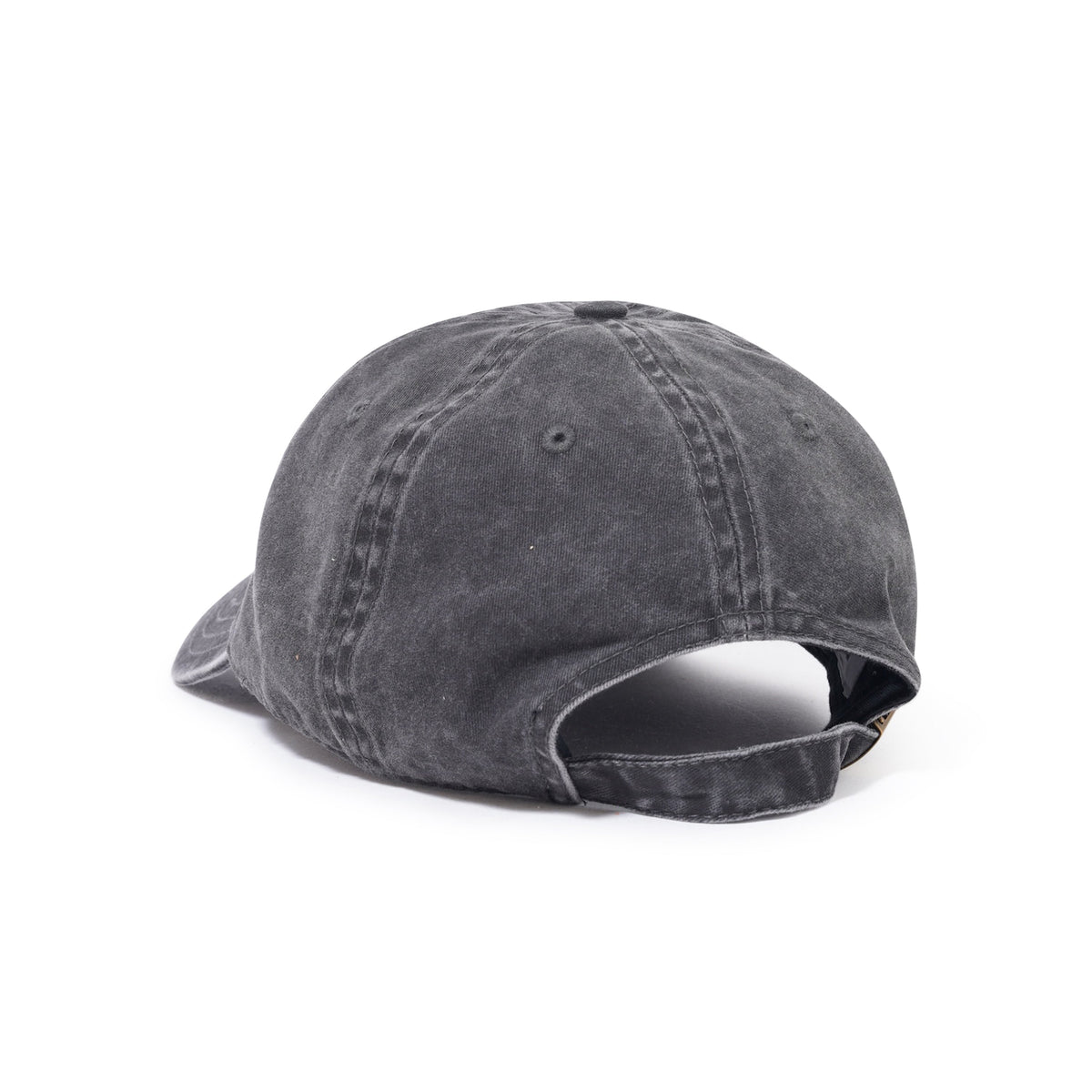 Tonal Little Stamp Logo 6 panel Hat, Black