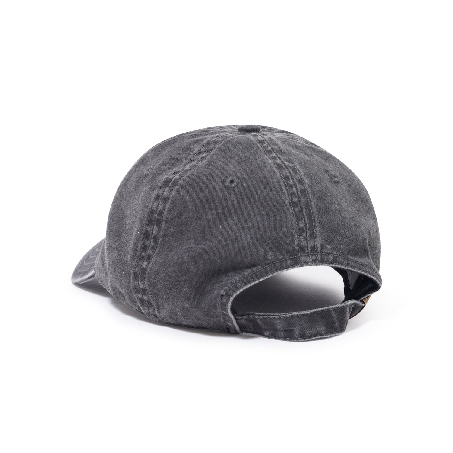 Tonal Little Stamp Logo 6 panel Hat, Black