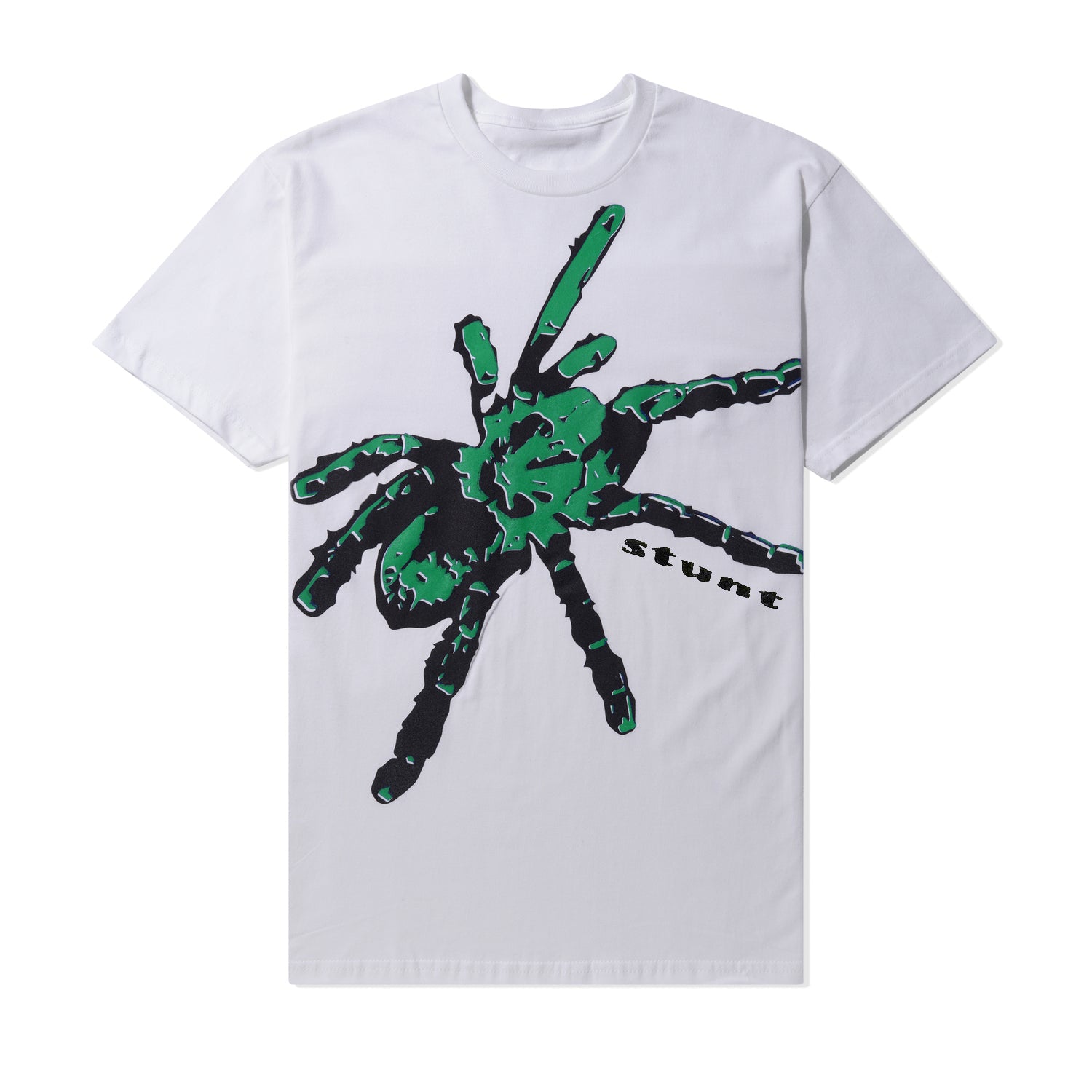 Giant Tarantula Tee, White / Green