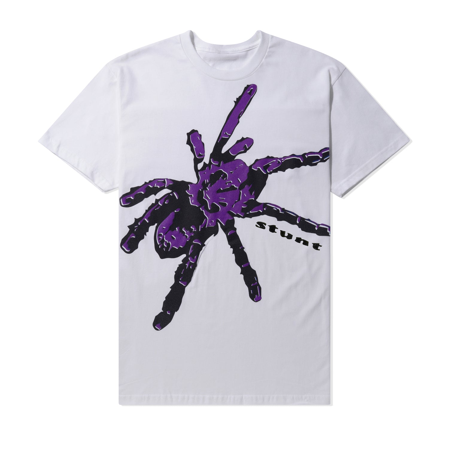 Giant Tarantula Tee, White / Purple