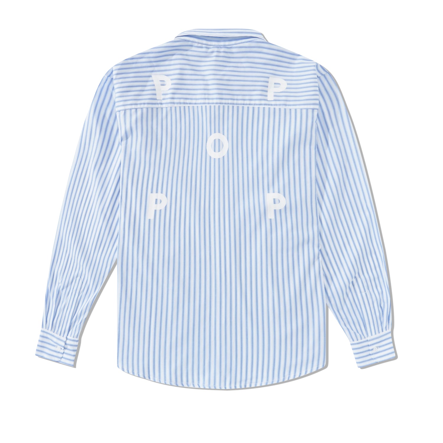 Striped Logo Shirt, White