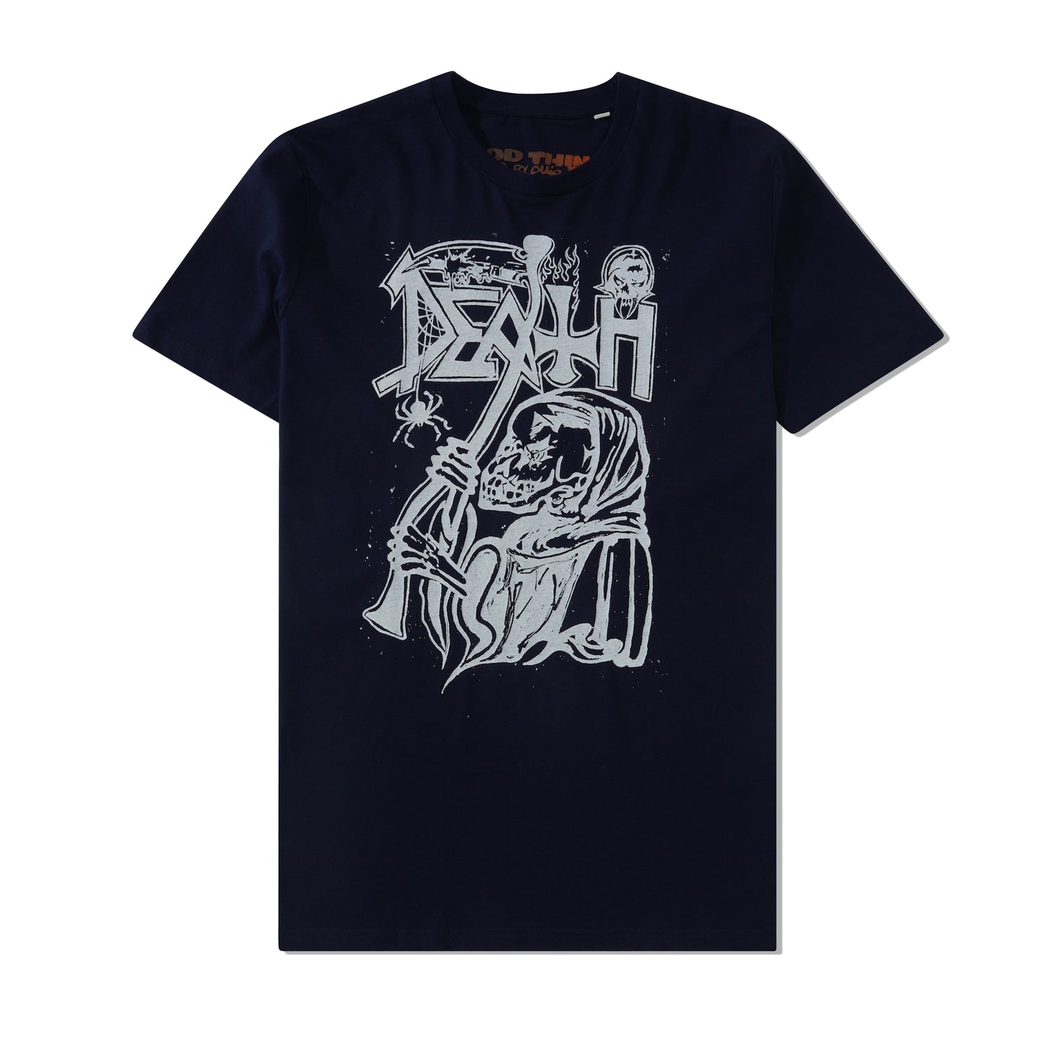 Death Tee, Navy / White