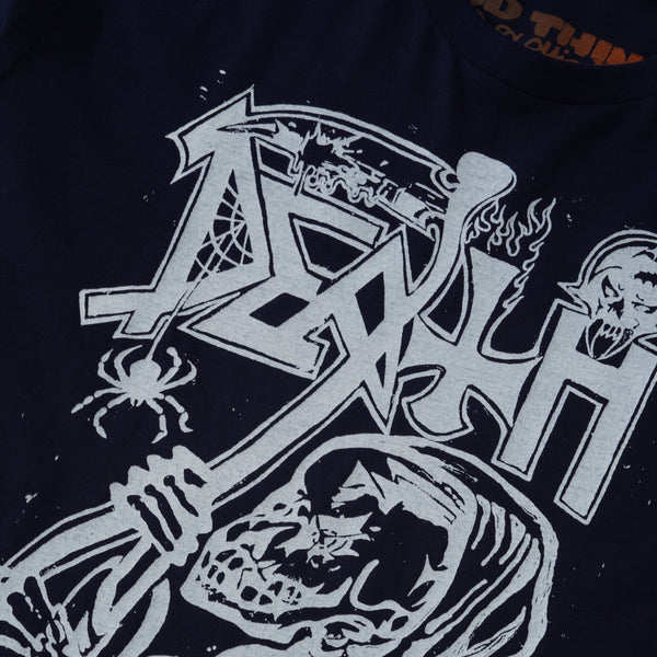 Good Things Death Tee, Navy / White