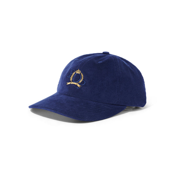 POP Trading Company Minicord Crest Sixpanel Hat, Navy