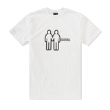 Negative Interaction Tee, White