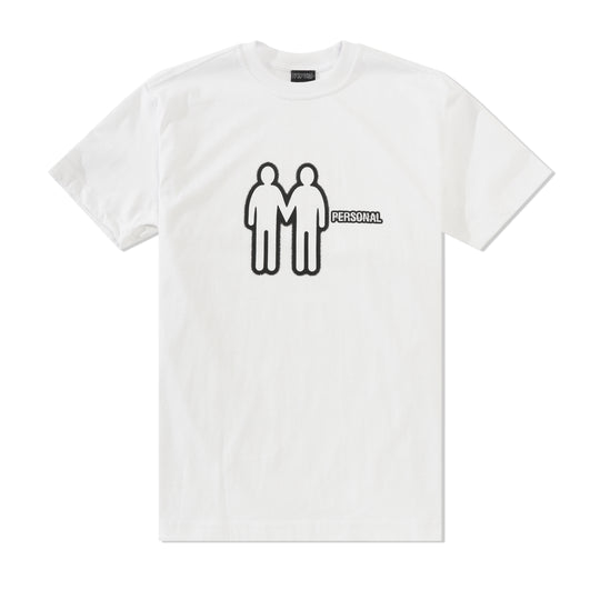 Negative Interaction Tee, White