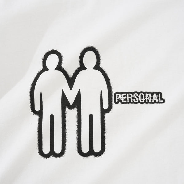 Personal Negative Interaction Tee, White