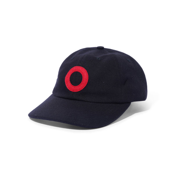POP Trading Company O Sixpanel Hat, Black / Goji Berry