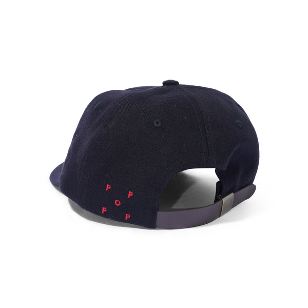 POP Trading Company O Sixpanel Hat, Black / Goji Berry
