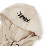 Spyder Zip Up Tech Hood, Bone / Black