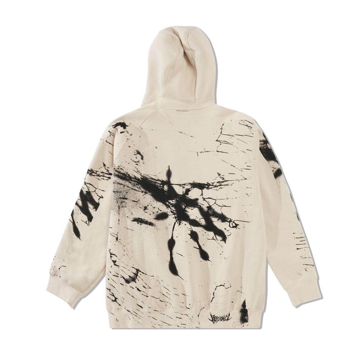 Spyder Zip Up Tech Hood, Bone / Black