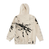 Spyder Zip Up Tech Hood, Bone / Black