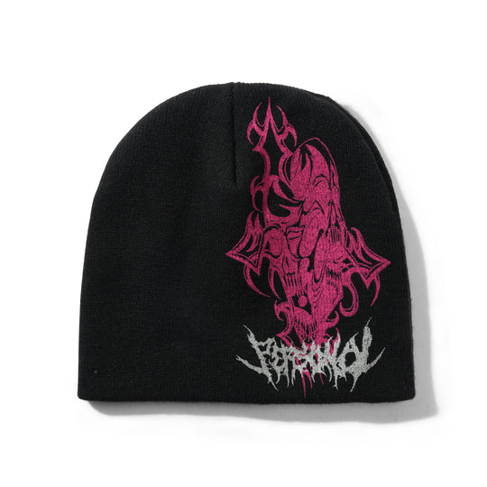 Holy Skully Beanie, Black
