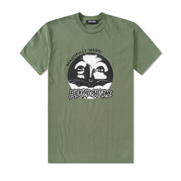 Fucking Awesome Beautifully Weird Tee, Military Green