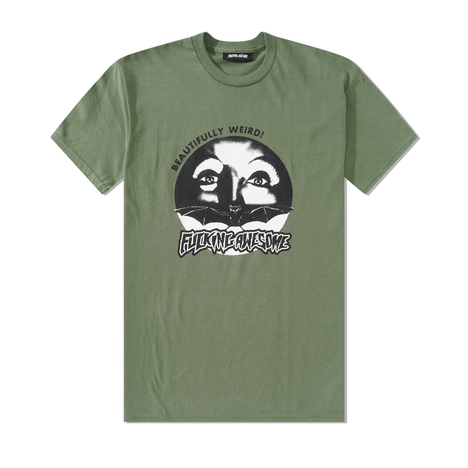 Beautifully Weird Tee, Military Green