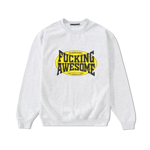 Fucking Awesome KO Crewneck, Grey Heather