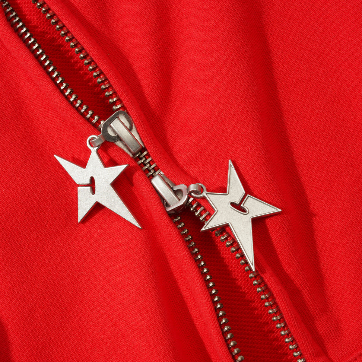 C-Star Double Zip Hoodie, Red
